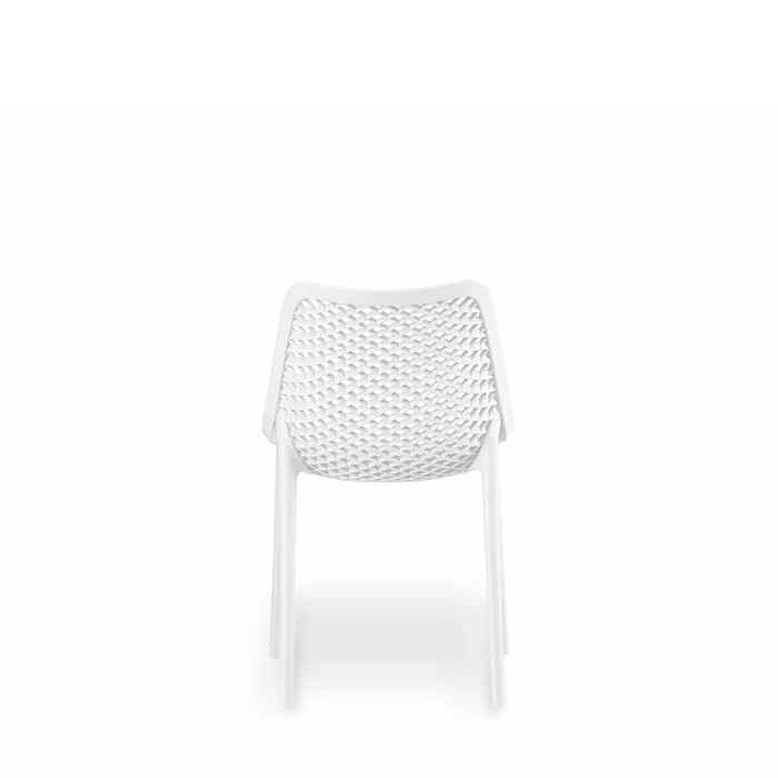 Soprano Outdoor Chair - White (Stackable) - Paulas Home & Living