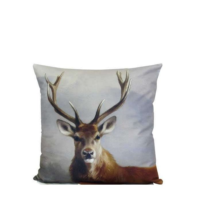 Stag in the Mist Cushion - Paulas Home & Living