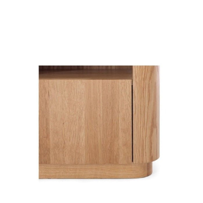 Stash 1 Dr Bedside - Contemporary Bedside Table with Drawer and Shelf Storage - Paulas Home & Living