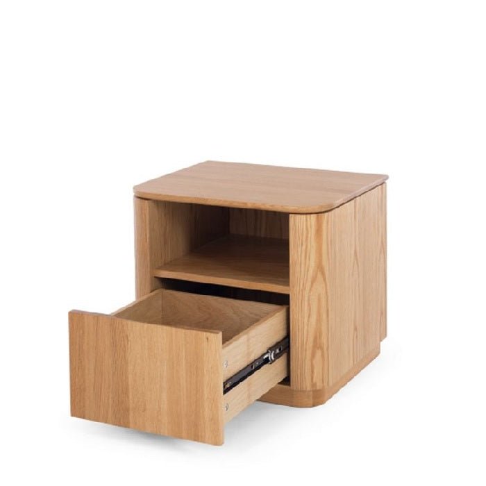 Stash 1 Dr Bedside - Oak Top & Oak - Paulas Home & Living