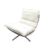 Staten Swivel Chair - Stone leather - Paulas Home & Living