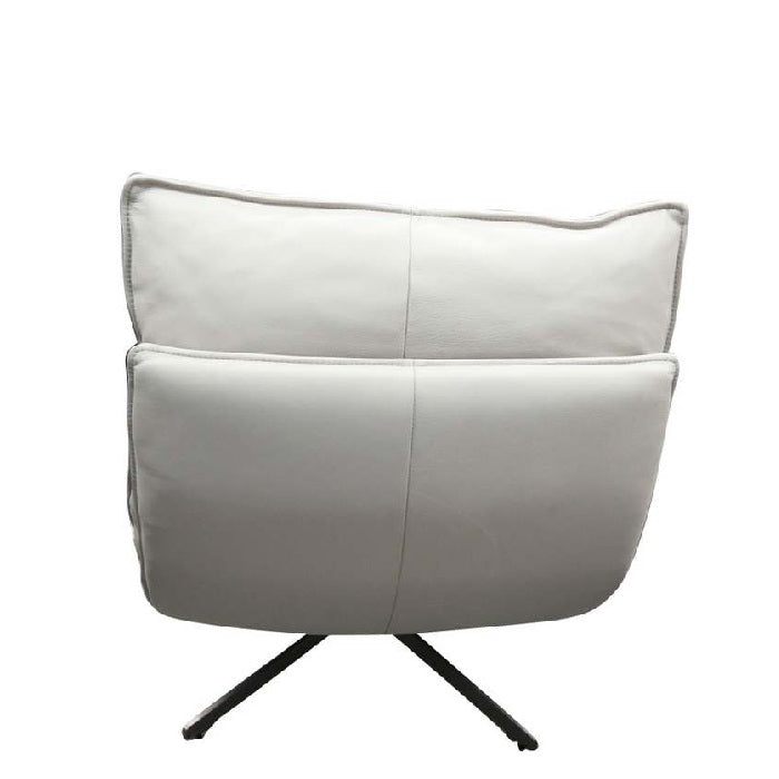 Staten Swivel Chair - Stone leather - Paulas Home & Living
