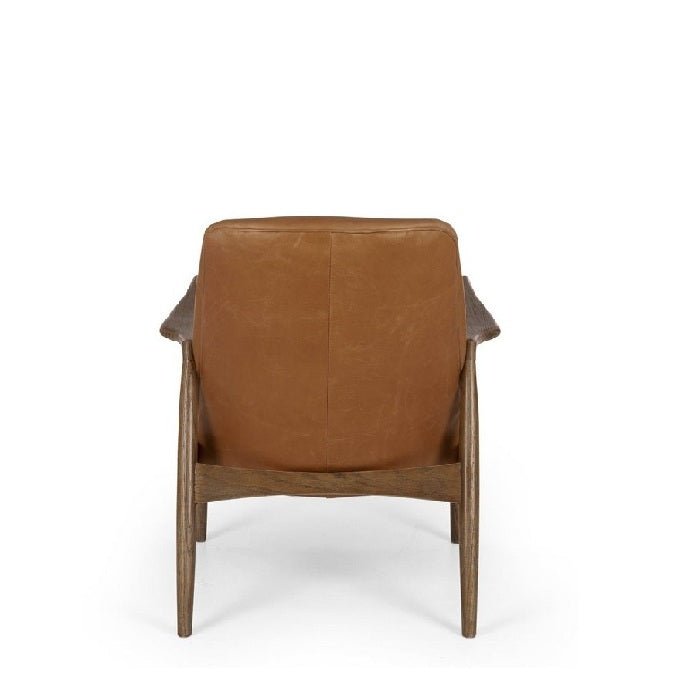 Steiner Armchair Cognac Leather - Paulas Home & Living