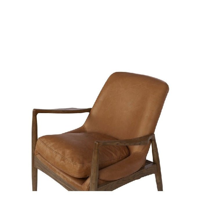 Steiner Armchair Cognac Leather - Paulas Home & Living