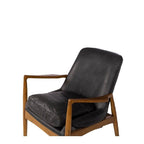 Steiner Armchair Black Leather - Paulas Home & Living