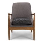 Steiner Armchair Canvas Charcoal - Paulas Home & Living