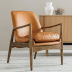 Steiner Armchair Cognac Leather - Paulas Home & Living