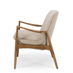 Steiner Armchair FULL Canvas Cement - Paulas Home & Living