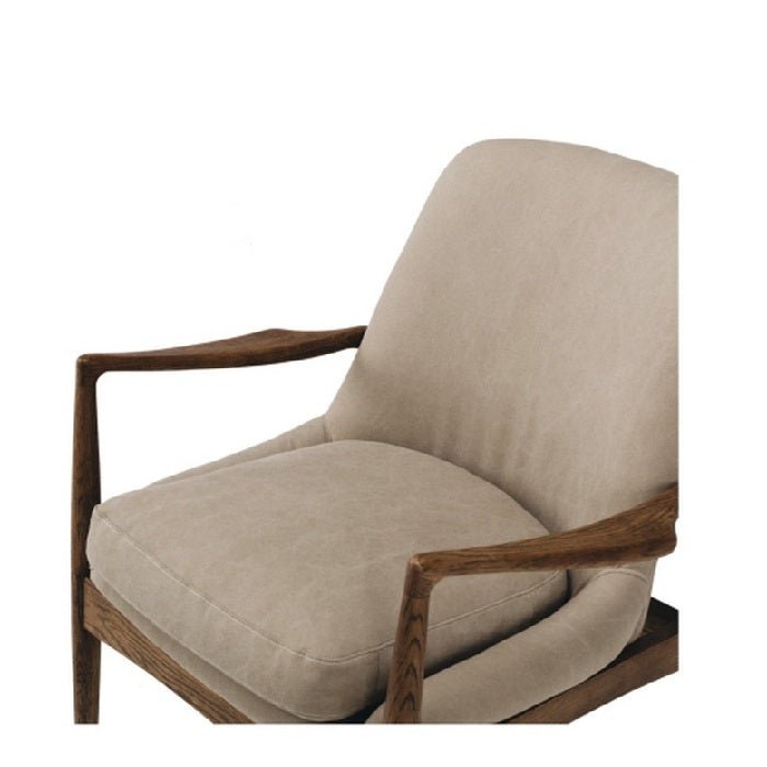 Steiner Armchair FULL Canvas Cement - Paulas Home & Living