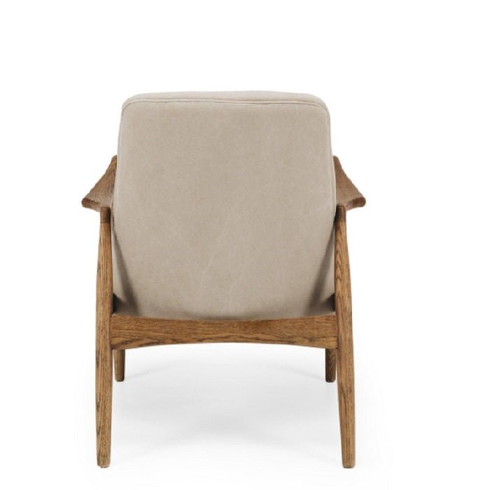 Steiner Armchair FULL Canvas Cement - Paulas Home & Living