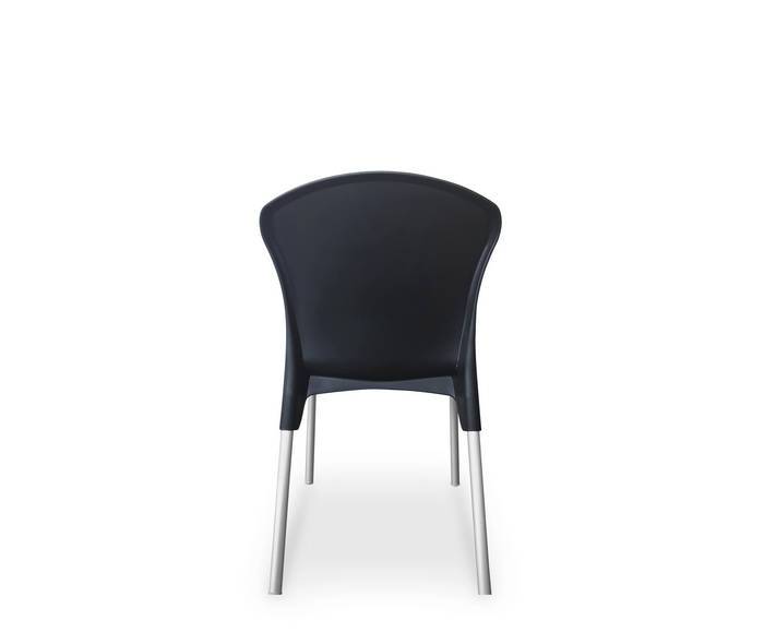 Stella Chair – Black (Stackable) - Paulas Home & Living