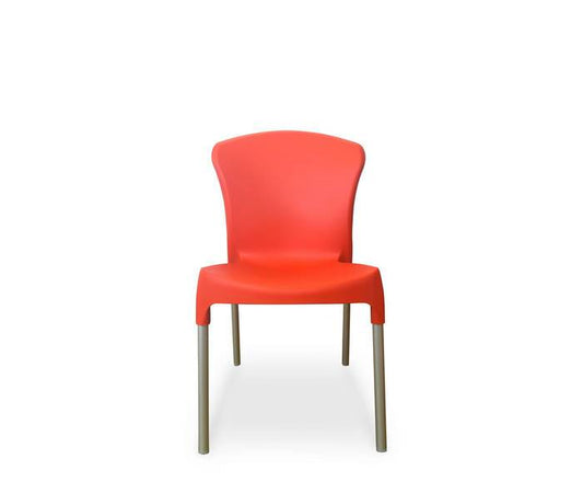 Stella Chair – Orange (Stackable) - Paulas Home & Living