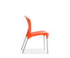 Stella Chair – Orange (Stackable) - Paulas Home & Living