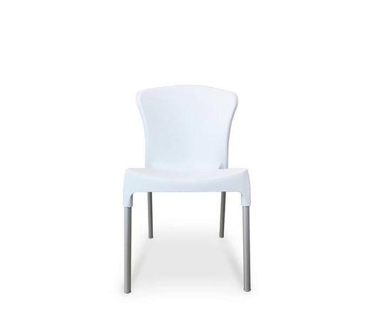 Stella Chair – White (Stackable) - Paulas Home & Living