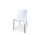Stella Chair – White (Stackable) - Paulas Home & Living