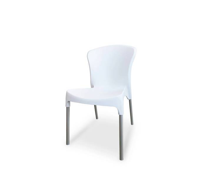 Stella Chair – White (Stackable) - Paulas Home & Living