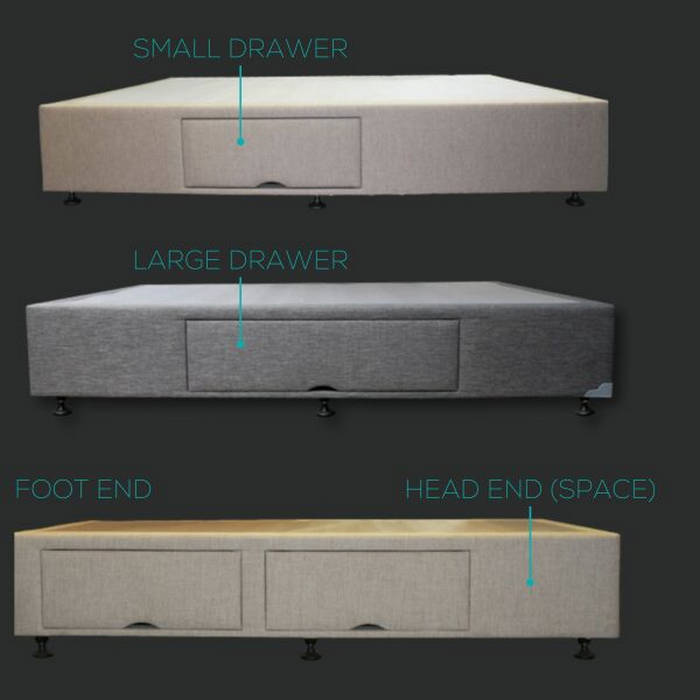 Storage Drawer Base Deep 320h - 1 Drawer (Single and King Single) - Paulas Home & Living