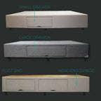 Storage Drawer Base Deep 320h - 4 Drawer (Double to Californian King) - Paulas Home & Living