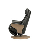 Stressless® Adam Power Recliner - Disc Base (Paloma Black) - Paulas Home & Living