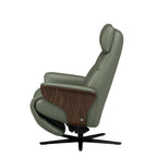 Stressless® Adam Power Recliner - Sirius Base (Paloma Sage Green) - Paulas Home & Living