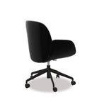 Stressless® Bay Leather Home Office Chair - Low Back (Paloma Black) - Paulas Home & Living