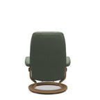 Stressless® Consul Large Leather Recliner - Classic Base (Batick Thyme Green) - Paulas Home & Living