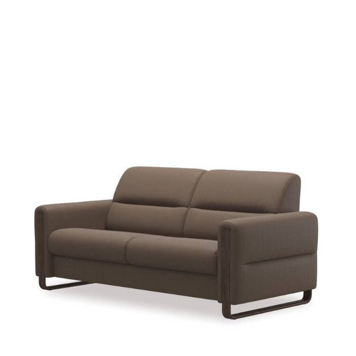 Stressless® Fiona 2.5 Seater Sofa - Batick Mole Wenge base - Paulas Home & Living