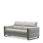 Stressless® Fiona 2.5 Seater Sofa - Batick Platinum Grey leather - Paulas Home & Living