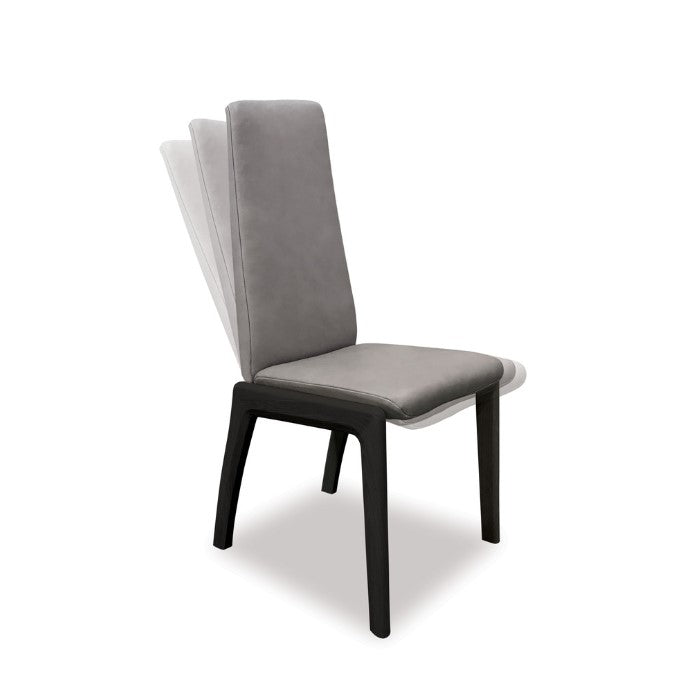 Stressless® Laurel Dining Chair High Back - Paloma Silver Grey - Paulas Home & Living