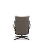 Stressless® Magic Medium Recliner - Cross Base (Paloma Dark Mushroom) - Paulas Home & Living