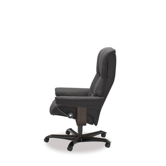 Stressless® Mayfair Leather Home Office Chair (Paloma Rock) - Paulas Home & Living