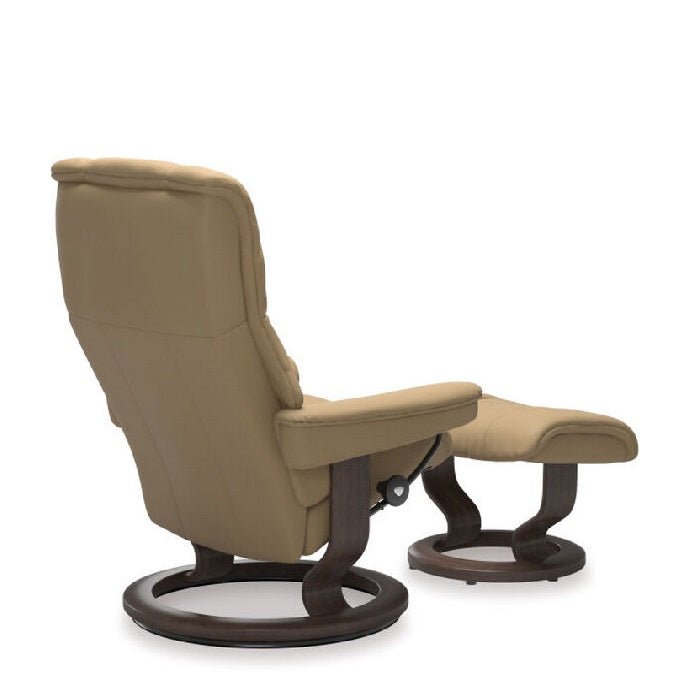 Stressless® Mayfair Leather Recliner - Classic Base (Paloma Sand) - Paulas Home & Living