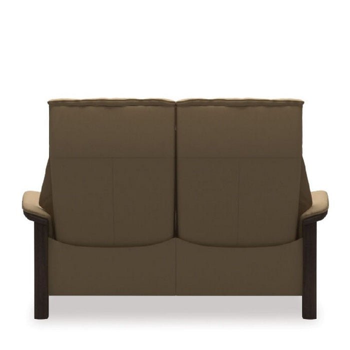 Stressless® Windsor 2 Seater Recliner Sofa - High Back (Paloma Sand leather) - Paulas Home & Living