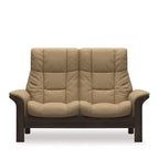 Stressless® Windsor 2 Seater Recliner Sofa - High Back (Paloma Sand leather) - Paulas Home & Living