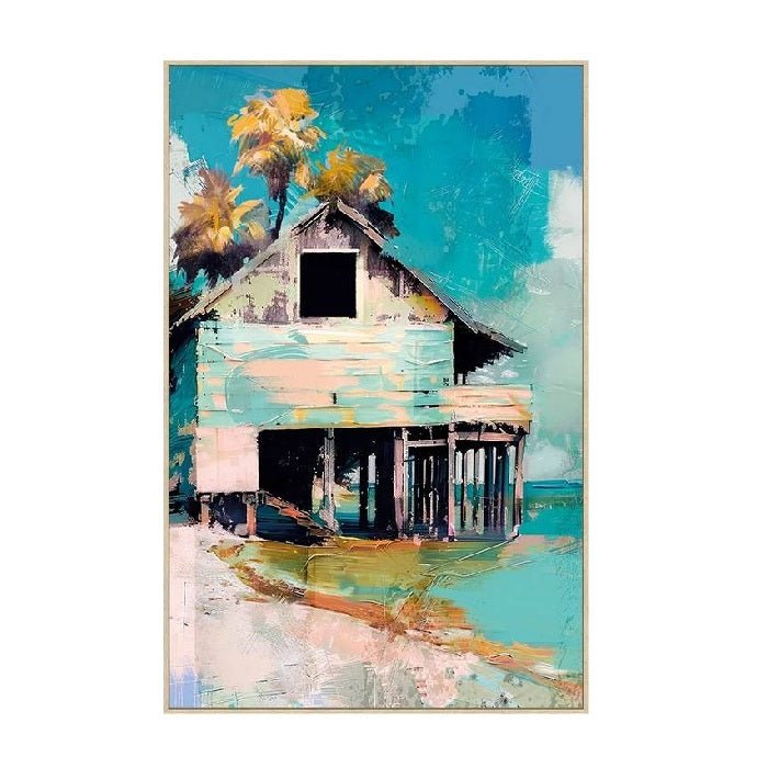 Summer Haven Framed Canvas Wall Art - Paulas Home & Living