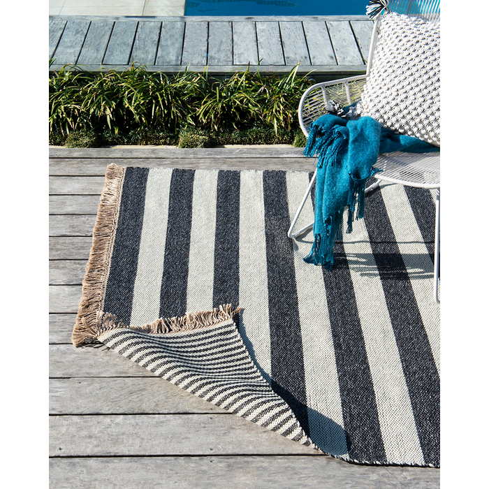 Summit Outdoor Rug - Charcoal/Natural - Paulas Home & Living