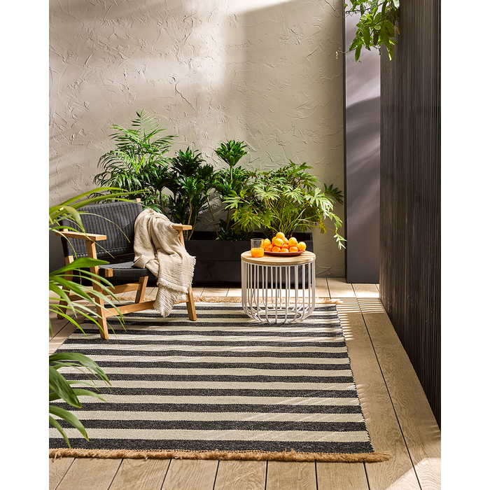 Summit Outdoor Rug - Charcoal/Natural - Paulas Home & Living