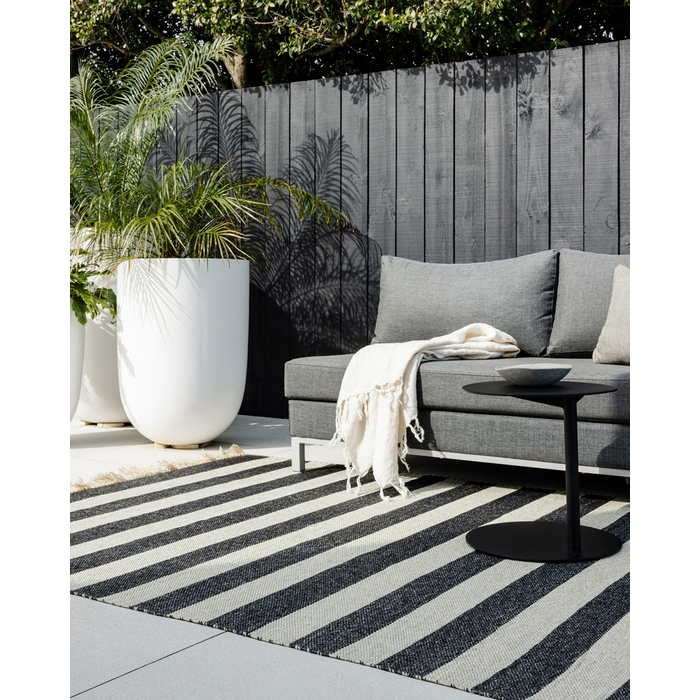 Summit Outdoor Rug - Charcoal/Natural - Paulas Home & Living