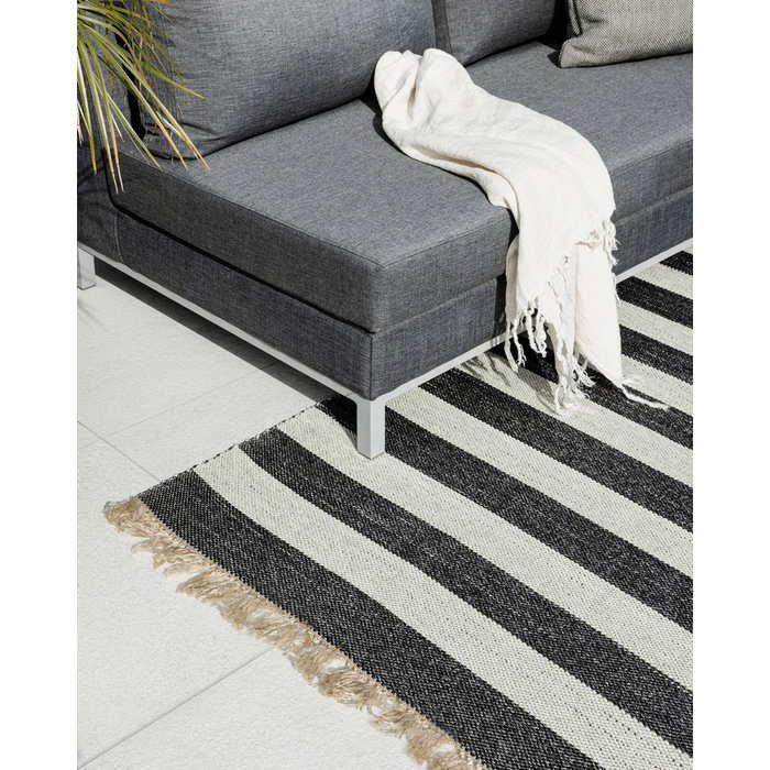 Summit Outdoor Rug - Charcoal/Natural - Paulas Home & Living