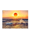 Sunset Clash of Waves Perspex Art 1200x800 - NEW