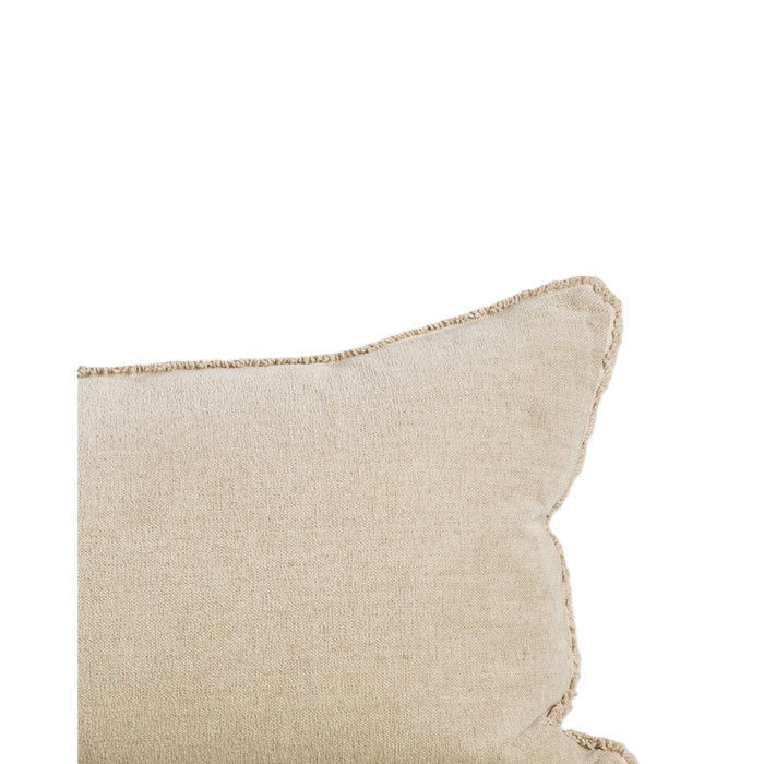 Sutton Praline Lodge Cushion (Cotton/Linen) - Two Sizes to suit