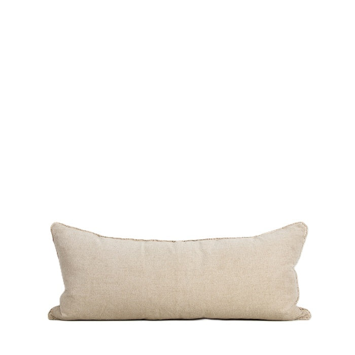 Sutton Praline Lodge Cushion (Cotton/Linen) - Two Sizes to suit