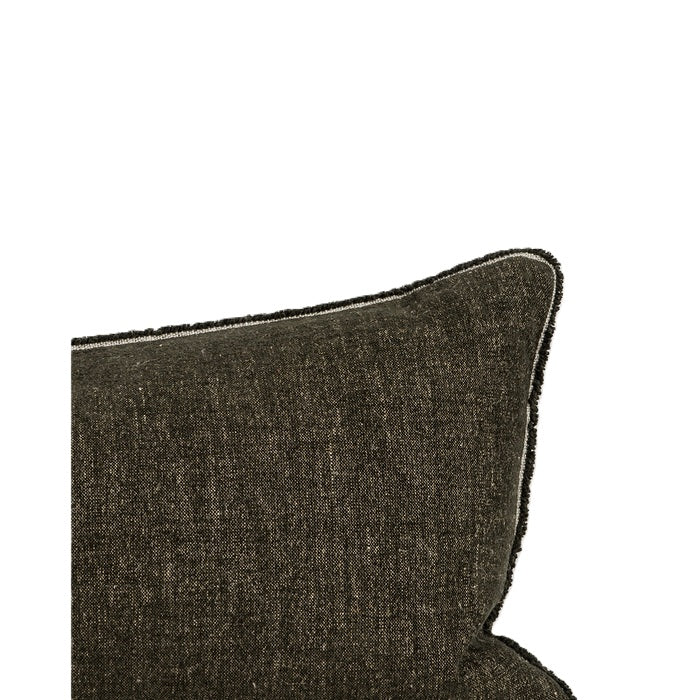 Sutton Praline Lodge Cushion (Cotton/Linen) - Two Sizes to suit