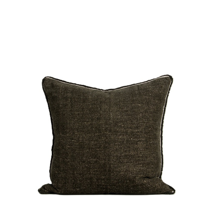 Sutton Praline Lodge Cushion (Cotton/Linen) - Two Sizes to suit