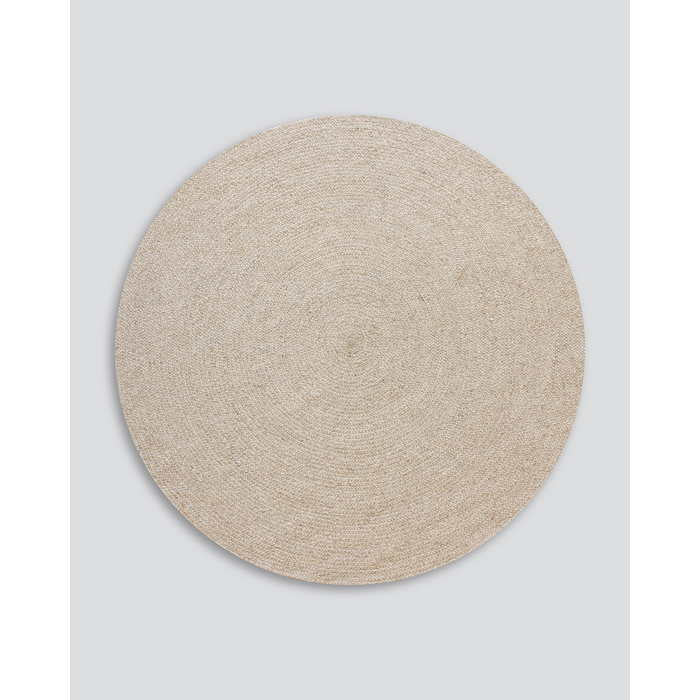 Tairua Round Floor Rug - Natural Straw - Paulas Home & Living