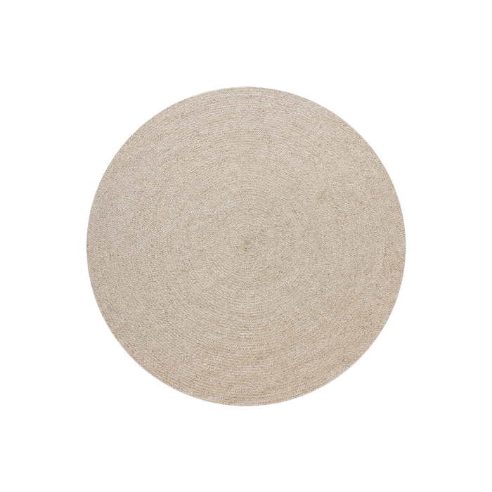 Tairua Round Floor Rug - Natural Straw - Paulas Home & Living