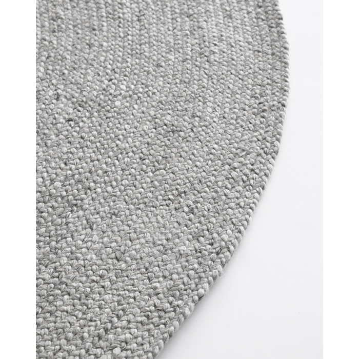 Tairua Round Floor Rug - Silver Birch - Paulas Home & Living