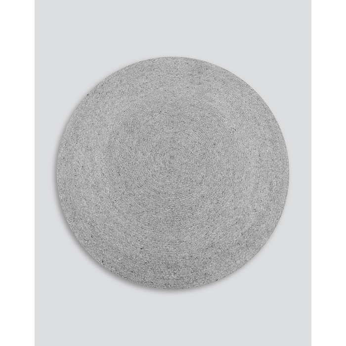 Tairua Round Floor Rug - Silver Birch - Paulas Home & Living