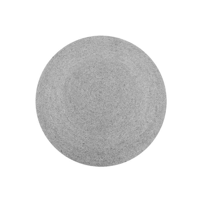 Tairua Round Floor Rug - Silver Birch - Paulas Home & Living