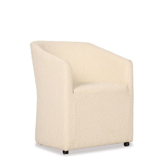 Tara Armchair - White Boucle - Paulas Home & Living